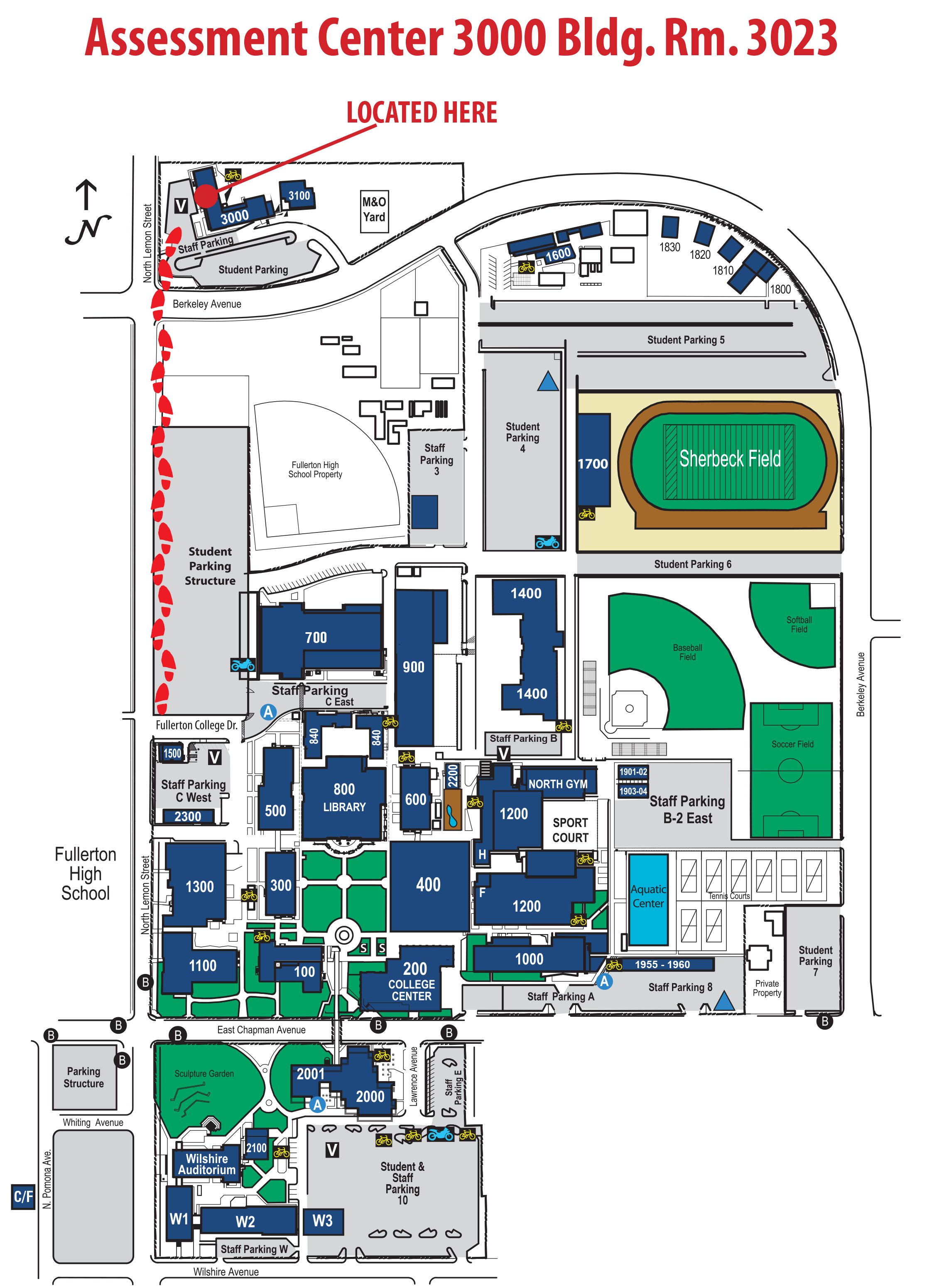 Directions To Fullerton College Assessment Location/Contact | Counseling At Fullerton College