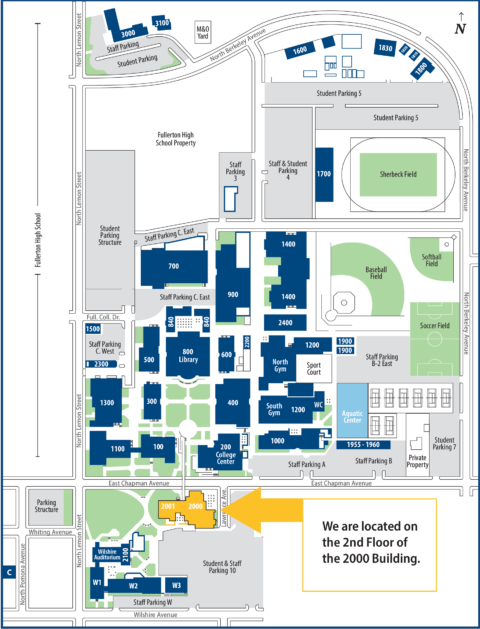 Hours and Location | Counseling at Fullerton College